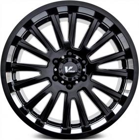 img 3 attached to Upgrade Your Ride With V-Rock VR11 Anvil Gloss Black Wheel: 17X9.5" /6X135Mm/+15Mm Offset