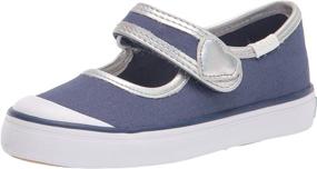 img 4 attached to Keds Girls Harper Sneaker Little Girls' Shoes via Flats