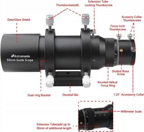 img 2 attached to Upgrade Your Astrophotography Game With Astromania'S 50Mm Compact Deluxe Finder & Guidescope Kit