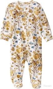 img 4 attached to Organic Cotton 2-Way Zip Sleep & Play for Babies by Carter's Little Planet