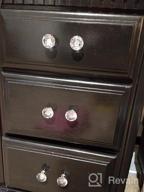 img 1 attached to Golden Diamond Shaped Crystal Glass Cabinet Knobs Pull Handles - YourGift 12 Pack, 30Mm Size review by Jeff Talcott