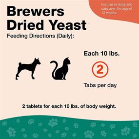 img 2 attached to 🐾 NaturVet Brewer’s Dried Yeast Pet Supplement with Garlic Flavoring - Boosts Coat Health & Skin Glow for Dogs & Cats – 5,000 Ct.