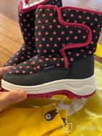 img 1 attached to Ahannie Toddler Winter Outdoor Insulated Boots for Boys review by Brandon Henry