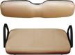 tan ezgo 750320pkg front seat cover package logo