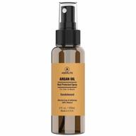 aberlite argan oil heat shield spray for hair and beard - up to 450º f thermal protectant - 4 oz anti-heat hair spray - thermal hair protector with argan oil for ultimate hair and beard protection logo