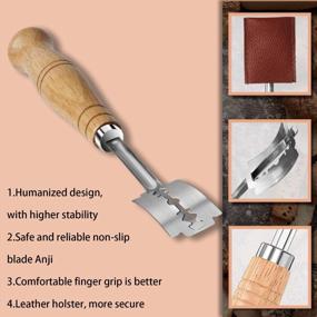 img 4 attached to Danish Dough Whisk Hand Crafted Bread Lame Set With 5 Replaceable Blades And 1 Silicone Basting Brush - Professional Scoring Tool For Baker, Best Kitchen Baking Gift