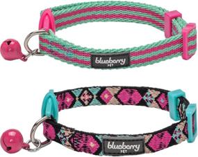 img 2 attached to Blueberry Pet Geometric Adjustable Low Bright