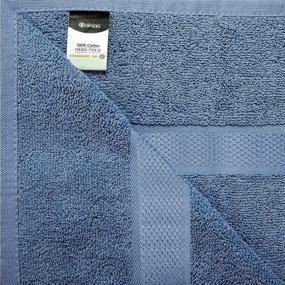 img 1 attached to Oakias 6 Pack Premium Blue Hand Towels – 16 x 28 🔵 Inches – 600 GSM: High Absorbency & Softness for Gym & Home Use