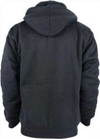 img 2 attached to Warm Winter Coats For Men: Yasumond Sherpa Lined Hoodies With Zipper And Fleece Sweatshirt - Perfect For Big And Tall Sizes