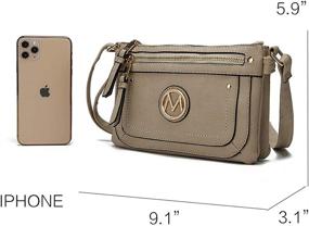 img 1 attached to Valentines Women's Handbags & Wallets: Crossbody Shoulder Handbag for Women