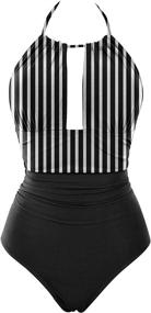 img 3 attached to 👙 Eomenie Monokini Swimwear Swimsuit for Women - Bathing Suit Cover Ups & Clothing