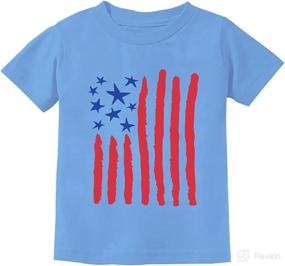 img 4 attached to Tstars USA American Flag Drawing 4th of July T-Shirts for Boys, Girls, and Kids - Patriotic Shirt