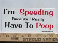 💨 magnet * i'm speeding because i really have to poop magnetic bumper sticker: express relief on the go! логотип