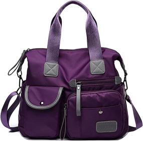 img 4 attached to Utility Nursing Versatile Fashionable Pockets Women's Handbags & Wallets - Shoulder Bags