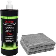 🚘 32oz quart of jescar power lock plus polymer paint sealant with two dd microfiber towels logo