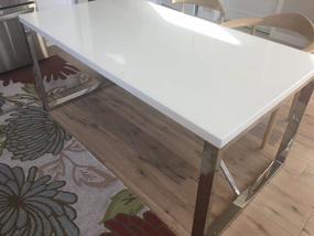 img 1 attached to White TB-Alfa Dining Table By 2Xhome