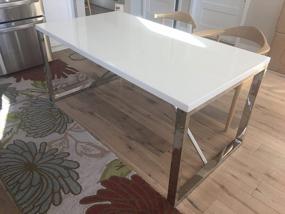 img 2 attached to White TB-Alfa Dining Table By 2Xhome