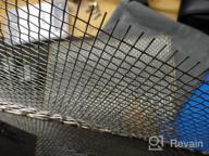 img 1 attached to MAPORCH 2 Pack 304 Stainless Steel Mesh Screen Woven Metal Type 5 Wire 29Cm X 60Cm (23.6” X 11.4”) For Vent, Animal Cage Net, Security, Cabinets review by Kartik Starks