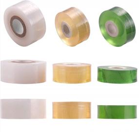 img 2 attached to Stretchable Grafting Tape Set For Optimal Fruit Tree Growth - 3-Piece Floristry Film In 3 Colors With Varying Elasticity, Ideal For Plant Repair And Budding