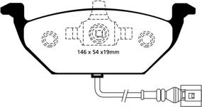 img 1 attached to EBC Brakes DP31329C Redstuff Ceramic