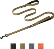 🐕 onetigris long traffic leads: no-pull dog walking leash for medium to large dogs (6ft, brown) logo