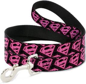 img 4 attached to Buckle Down Pet Leash Diagonal Superman Cats
