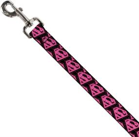 img 3 attached to Buckle Down Pet Leash Diagonal Superman Cats