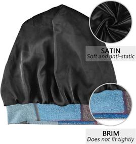 img 1 attached to 👒 Chic Women's Modern Stripe Slouchy Beanies: Stylish Tools & Accessories at Bathing Accessories