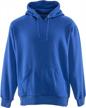 stay warm and stylish with the refrigiwear royal blue thermal lined hoodie logo