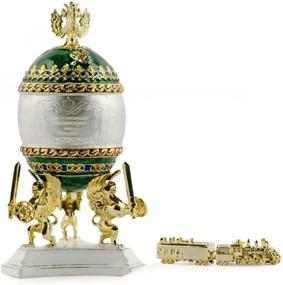 img 4 attached to BestPysanky 1900 Trans-Siberian Railway Royal Imperial Easter Egg