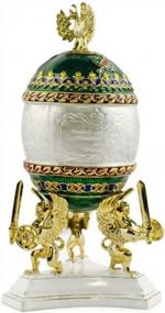 img 3 attached to BestPysanky 1900 Trans-Siberian Railway Royal Imperial Easter Egg
