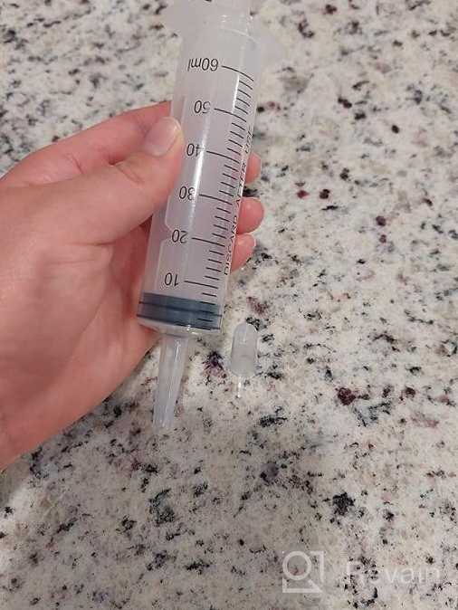 img 1 attached to 10 Pack 20Ml/Cc Plastic Syringe Large Syringes Tools Catheter Tip Individually Sealed With Measurement For Scientific Labs, Measuring Liquids, Feeding Pets, Medical Student, Oil Or Glue Applicator review by Antonio Liu