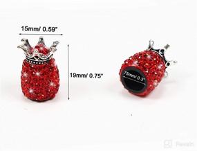 img 1 attached to Dsycar Rhinestone Corrosion Resistant Accessories