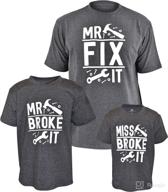 👨 adorable father's day daddy and me shirts: mr fix it - a truly unique and memorable gift! логотип