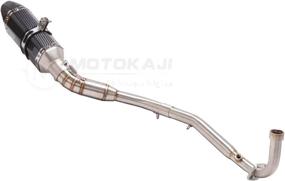 img 2 attached to Upgrade your KAWASAKI Z125: KAJIMOTOR Full Exhaust Muffler System for Improved Performance