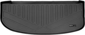 img 4 attached to 🚙 Custom Fit Black Cargo Liner for 2020-2023 Kia Telluride - SMARTLINER All-Weather Design, Ideal for Behind the 3rd Row