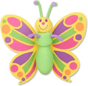 img 4 attached to 🦋 Tenna Tops Cute Butterfly Car Antenna Topper/Auto Mirror Dangler/Dashboard Accessory