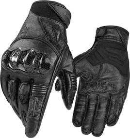 img 4 attached to INBIKE Motorcycle Gloves Motorbike Leather