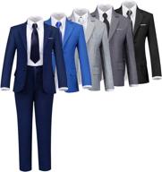 👶 toddler wedding attire: boys' clothing bearer outfit suits & sport coats logo