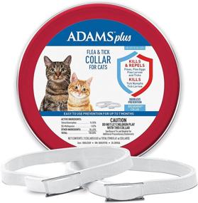 img 4 attached to 🐱 Adams Plus Flea & Tick Collar for Cats: 7 Months Protection, Kills Fleas, Eggs, Larvae, Ticks, Nymphs, and Larvae - 2 Pack