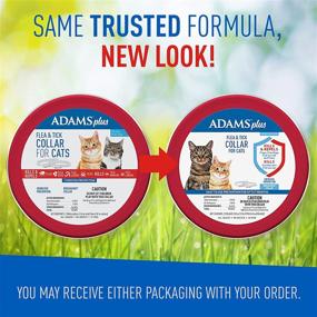 img 3 attached to 🐱 Adams Plus Flea & Tick Collar for Cats: 7 Months Protection, Kills Fleas, Eggs, Larvae, Ticks, Nymphs, and Larvae - 2 Pack