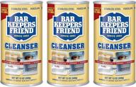 bar keepers friend powdered 12 ounces cleaning supplies logo