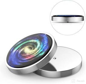 img 4 attached to 🌟 Precision Stainless Steel Decompress Star Gyro Spinning Top: Anti-Gravity Desktop Toy for Kids and Adults