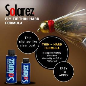 img 3 attached to Hard As Nails: Maximize Your Fly Tying Abilities With SOLAREZ'S Thin Hard Formula UV Cure Resin (4 Oz Bottle) - Made In The USA