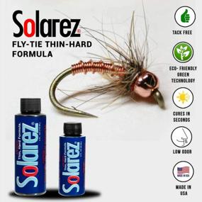 img 2 attached to Hard As Nails: Maximize Your Fly Tying Abilities With SOLAREZ'S Thin Hard Formula UV Cure Resin (4 Oz Bottle) - Made In The USA