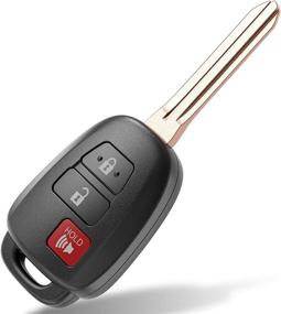 img 4 attached to 🔑 Key Fob Keyless Entry Remote for Toyota Sequoia, Tacoma, Tundra, Highlander, RAV4 - Fits 2020 Sequoia, 2019 Tacoma, 2018-2019 Tundra, 2018-2019 Sequoia SR5, 2014-2019 Highlander LE, 2013-2018 RAV4 US Built LE, XLE - Replaces gq4-52t with H Chip