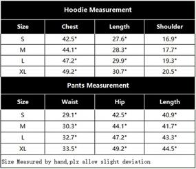 img 1 attached to Men'S 2 Piece Hooded Tracksuit Sweatsuit Set With Joggers And Hoodie For Gym Workout & Jogging