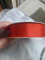 img 1 attached to 3/8 Inch Navy Blue Double Faced Satin Ribbon - 25 Yards For Crafts, Bows, Sewing, Wedding Decorations & Gift Wrapping review by Rachel Streater