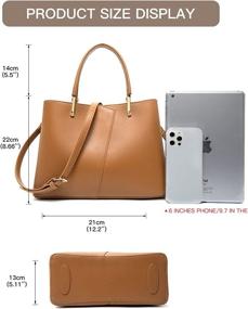 img 2 attached to 👜 HENG REN Classical Women's Handbags & Wallets: Stylish Shoulder Handbags and Satchels