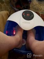 img 1 attached to Relax And Rejuvenate With Foot Bath Spa: Heat, Massage Rollers, Pumice Stone & More! review by Matt Davis